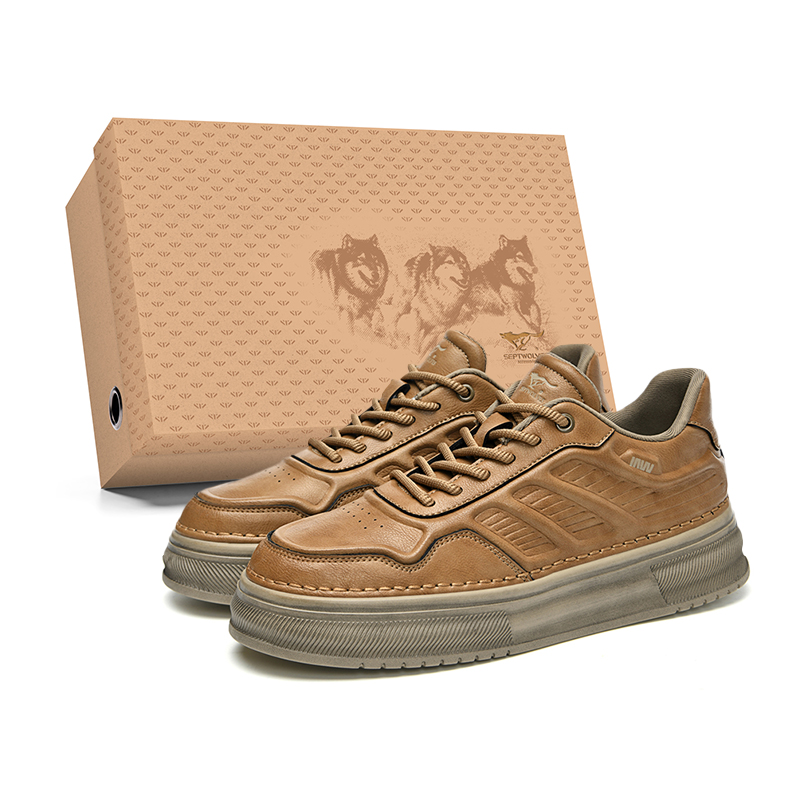 Мужские низкие кроссовки для скейтбординга с амортизацией, износостойкие и нескользящие SEPTWOLVES, Wheat (Standard Leather Shoe Size)
Мужские низкие кроссовки для скейтбординга с амортизацией, износостойкие и нескользящие SEPTWOLVES, Wheat (Standard Leather Shoe Size)
