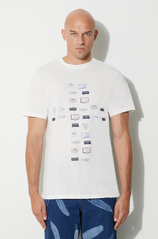 Хлопковая футболка 424, белый
Хлопковая футболка 424, белый