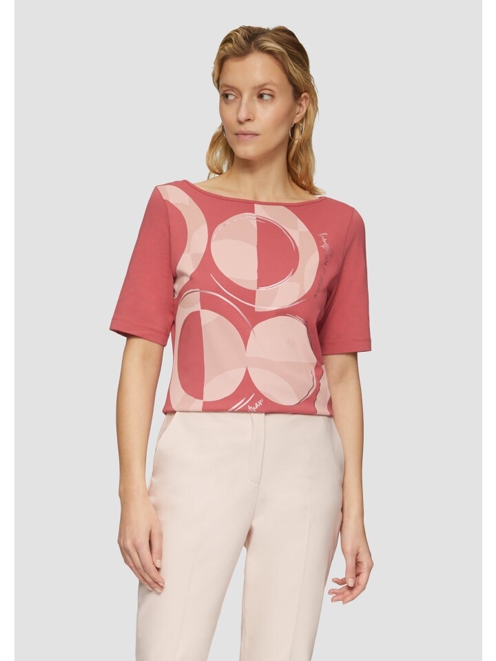 Футболка s.Oliver BLACK LABEL T-Shirt kurzarm, розовый
Футболка s.Oliver BLACK LABEL T-Shirt kurzarm, розовый