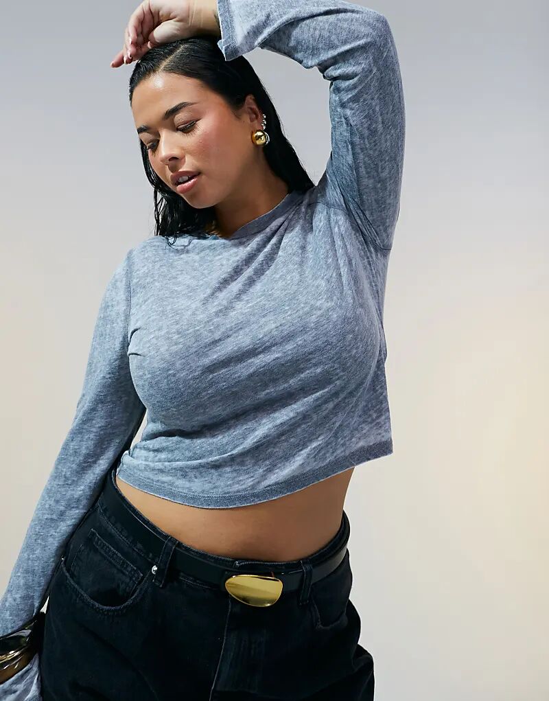 Длинный топ с выжженными рукавами ASOS DESIGN Curve в цвете кислотной стирки серого цвета
Длинный топ с выжженными рукавами ASOS DESIGN Curve в цвете кислотной стирки серого цвета