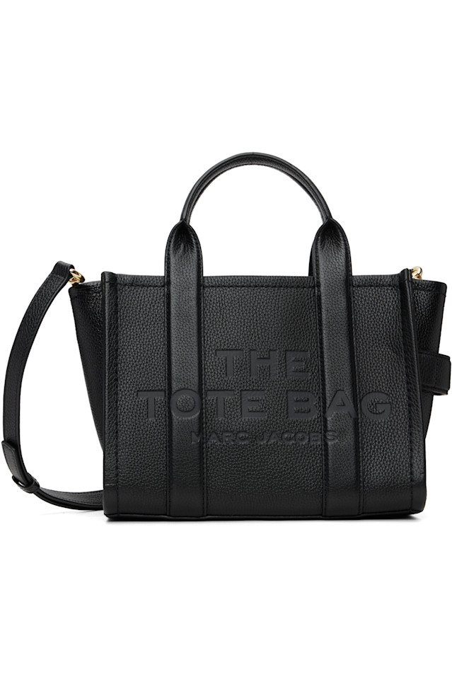 Маленькая кожаная сумка-тоут Marc Jacobs, черный
Маленькая кожаная сумка-тоут Marc Jacobs, черный