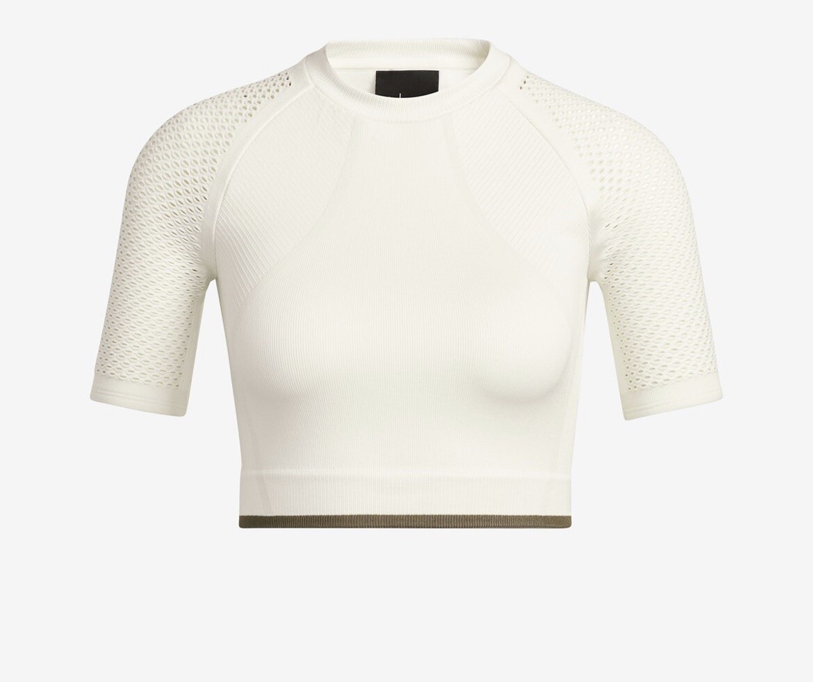 Укороченный топ женский белый Adidas
Укороченный топ женский белый Adidas