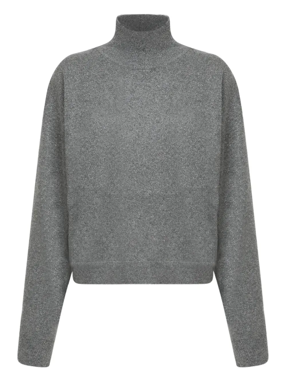 Трикотажный топ с блестками и водолазкой Fabiana Filippi, серый
Трикотажный топ с блестками и водолазкой Fabiana Filippi, серый