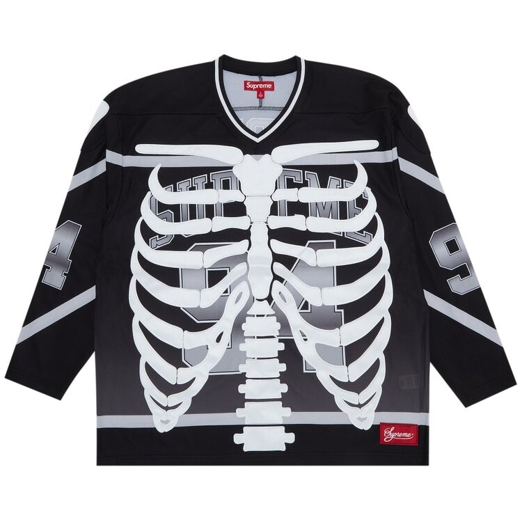 Джерси Supreme Bones Hockey 'Black', черный 
Джерси Supreme Bones Hockey 'Black', черный