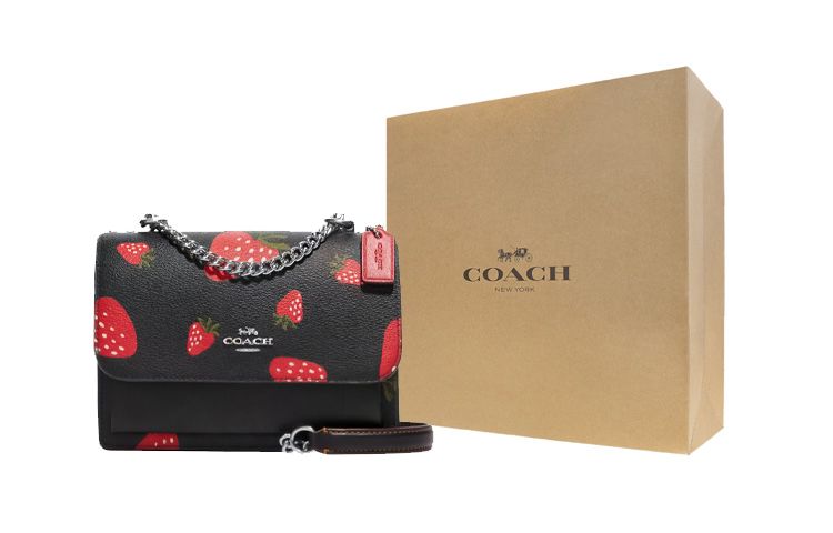 COACH Кожаный дорожный саквояж через плечо миниатюрный женский черный
COACH Кожаный дорожный саквояж через плечо миниатюрный женский черный