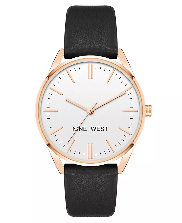 Женские часы Quartz Black с ремешком из искусственной кожи, 36 мм Nine West
Женские часы Quartz Black с ремешком из искусственной кожи, 36 мм Nine West