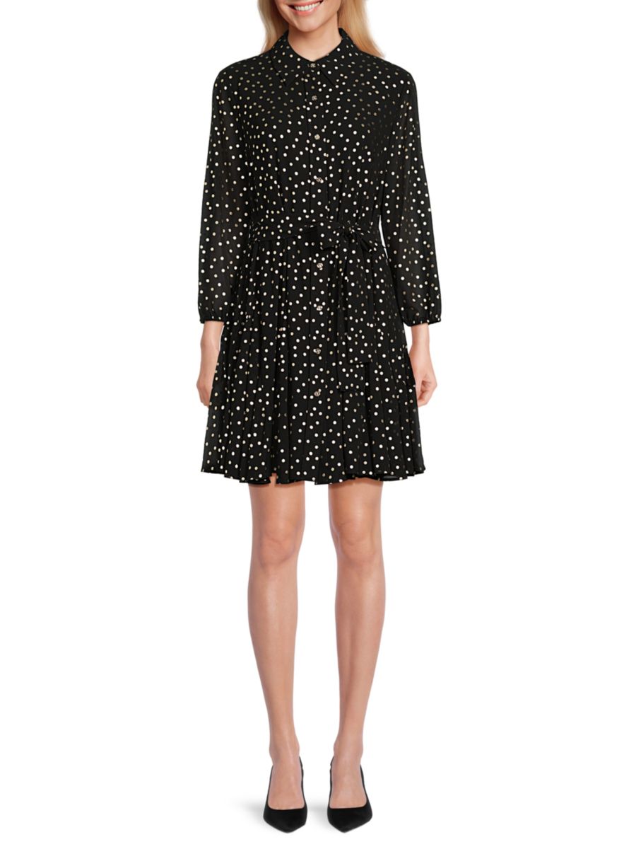 Мини-платье-рубашка в горошек Tommy Hilfiger, цвет Black Gold
Мини-платье-рубашка в горошек Tommy Hilfiger, цвет Black Gold