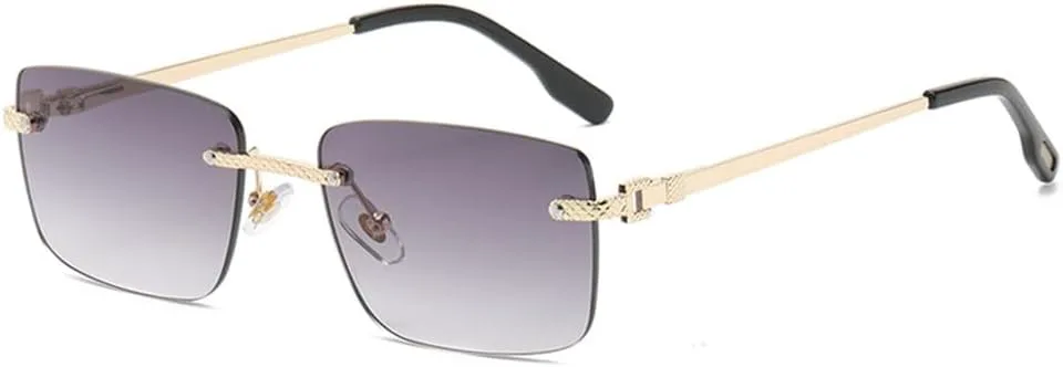 Модные прямоугольные солнцезащитные очки для женщин и мужчин, без оправы, маленькие солнцезащитные очки, женские и мужские, с защитой от УФ-излучения UV400 MTZJH, 2
Модные прямоугольные солнцезащитные очки для женщин и мужчин, без оправы, маленькие солнцезащитные очки, женские и мужские, с защитой от УФ-излучения UV400 MTZJH, 2