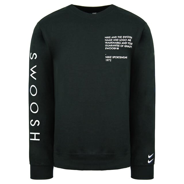 Мужской свитер с круглым вырезом и длинными рукавами Swoosh cu4035 010 Nike, черный
Мужской свитер с круглым вырезом и длинными рукавами Swoosh cu4035 010 Nike, черный