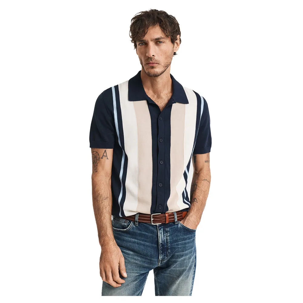 Поло с коротким рукавом Gant 8030241, синий
Поло с коротким рукавом Gant 8030241, синий