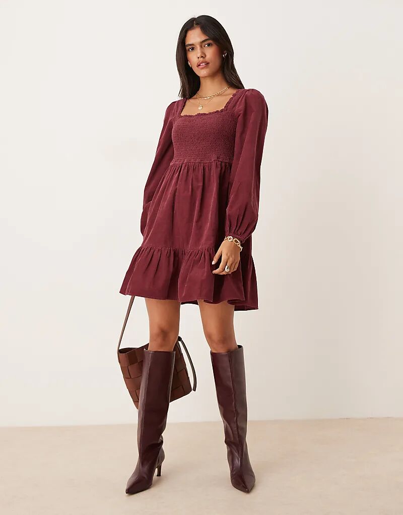 Мини-платье Эльзы с рукавами-фонариками от Nobody's Child в бордовом цвете
Мини-платье Эльзы с рукавами-фонариками от Nobody's Child в бордовом цвете