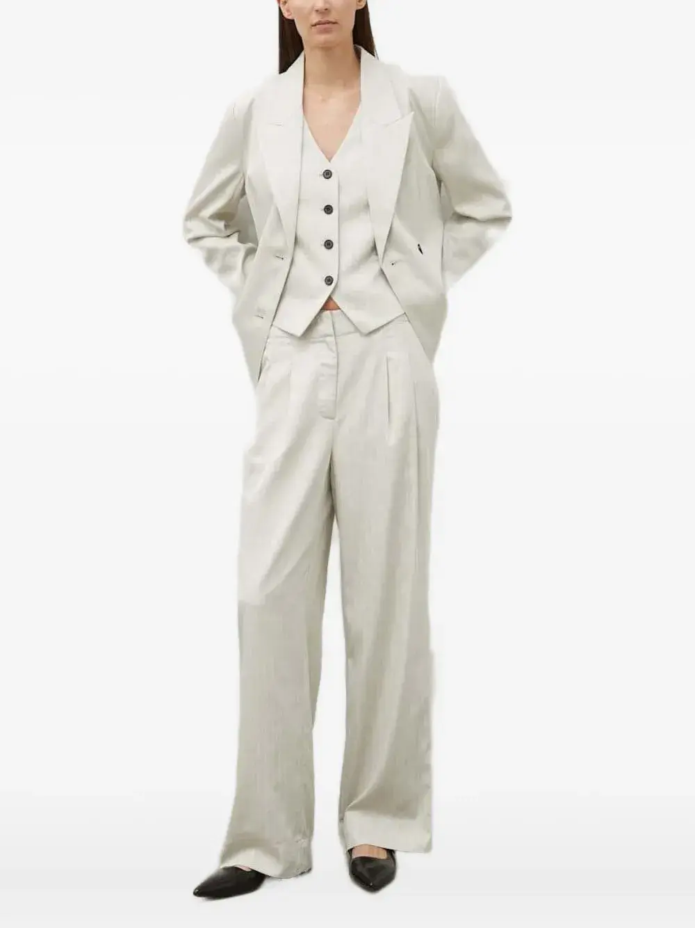 Полосатый жилет без рукавов Bruuns Bazaar, нейтральный
Полосатый жилет без рукавов Bruuns Bazaar, нейтральный