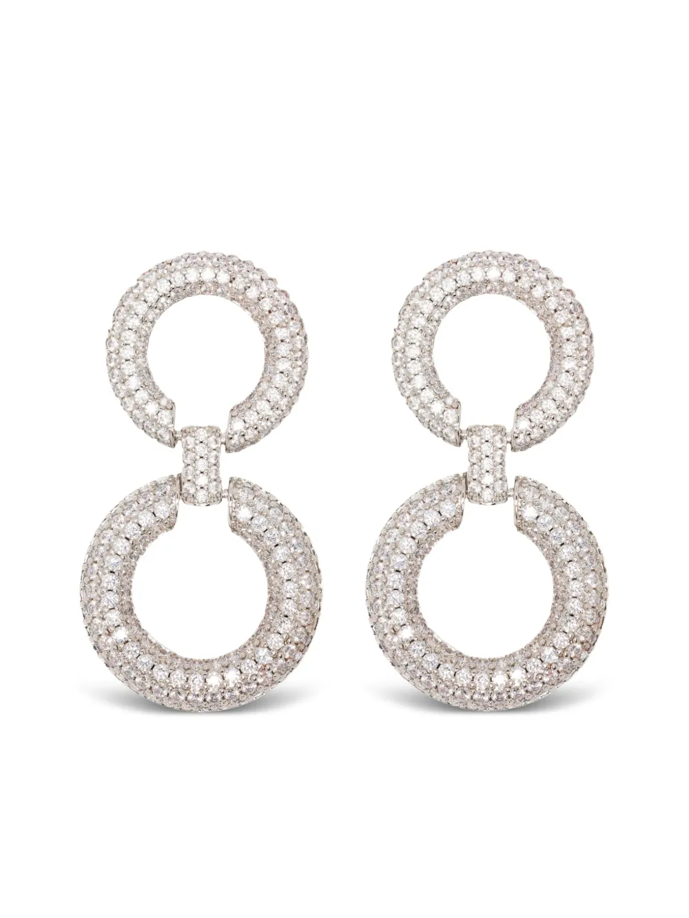 Декорированные серьги Self-Portrait, серебристый
Декорированные серьги Self-Portrait, серебристый