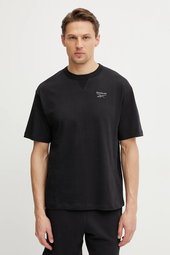Хлопковая футболка Reebok Classic, черный
Хлопковая футболка Reebok Classic, черный