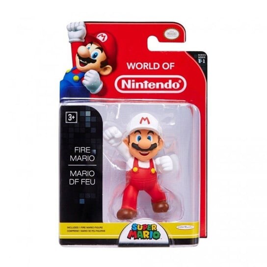 Jakks Pacific, Nintendo, Коллекционная фигурка, W1 Fire Mario
Jakks Pacific, Nintendo, Коллекционная фигурка, W1 Fire Mario