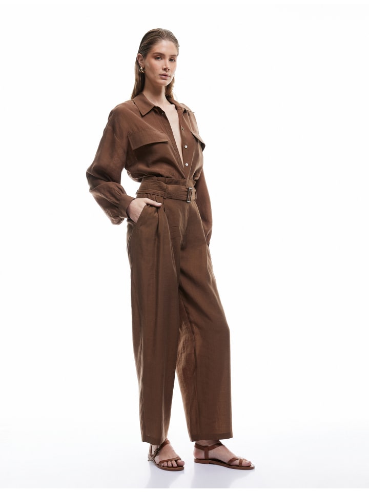 Брюки коричневого цвета KOTON
Брюки коричневого цвета KOTON