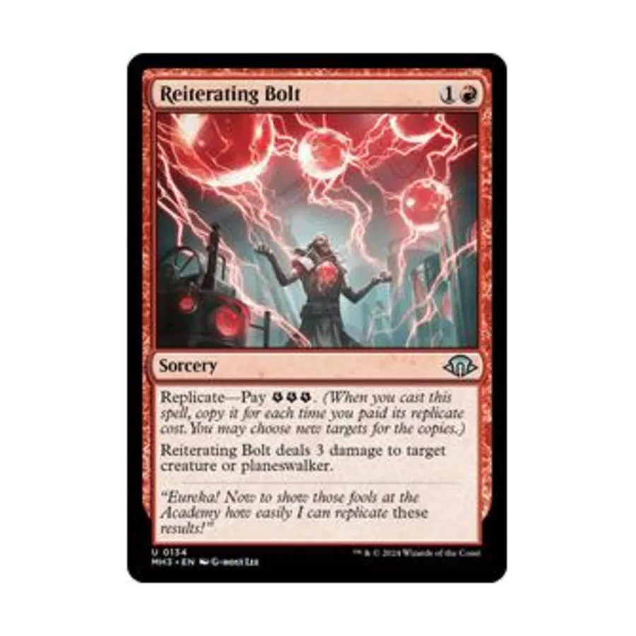 CCG Повторяющийся болт (U), MTG - Modern Horizons 3
CCG Повторяющийся болт (U), MTG - Modern Horizons 3