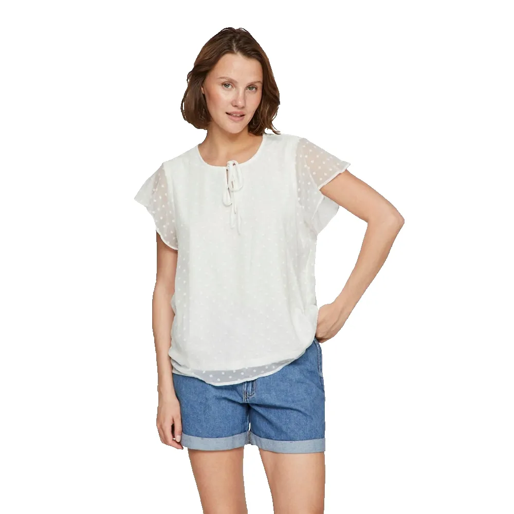 Блузка с коротким рукавом Vila Edee, белый
Блузка с коротким рукавом Vila Edee, белый