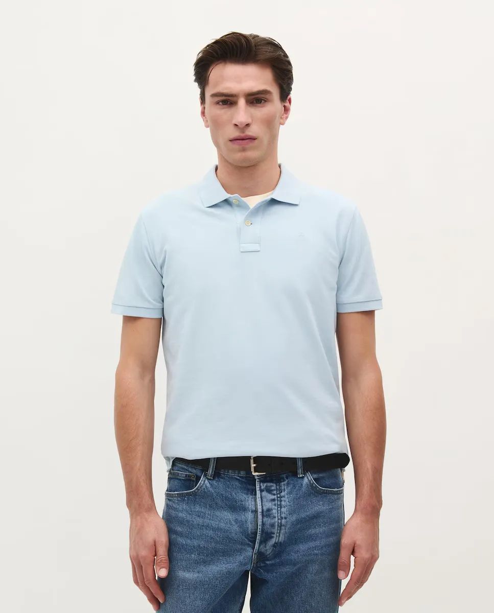 Мужская поло с коротким рукавом классического кроя Scalpers, светло-голубой
Мужская поло с коротким рукавом классического кроя Scalpers, светло-голубой