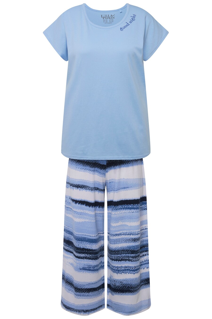 Пижама Ulla Popken, светло-синий/темно-синий
Пижама Ulla Popken, светло-синий/темно-синий