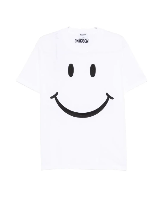 Футболка со смайликом Moschino, белый
Футболка со смайликом Moschino, белый