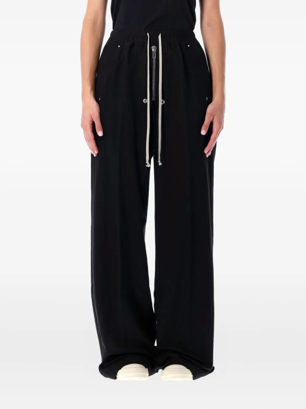 Брюки с кулиской Rick Owens Drkshdw, черный
Брюки с кулиской Rick Owens Drkshdw, черный