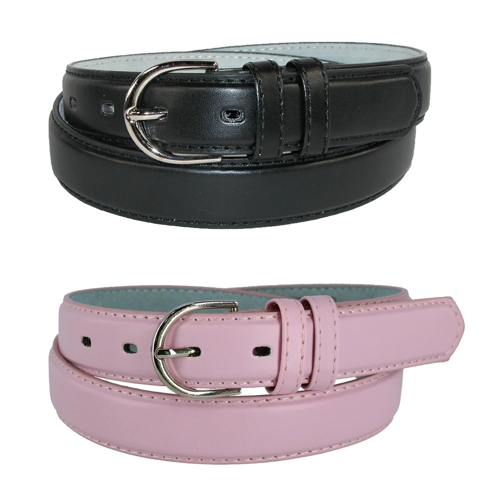 Женский кожаный ремень для платья 1 1/8 дюйма (набор из 2 цветов) CTM, черный/светло-розовый
Женский кожаный ремень для платья 1 1/8 дюйма (набор из 2 цветов) CTM, черный/светло-розовый