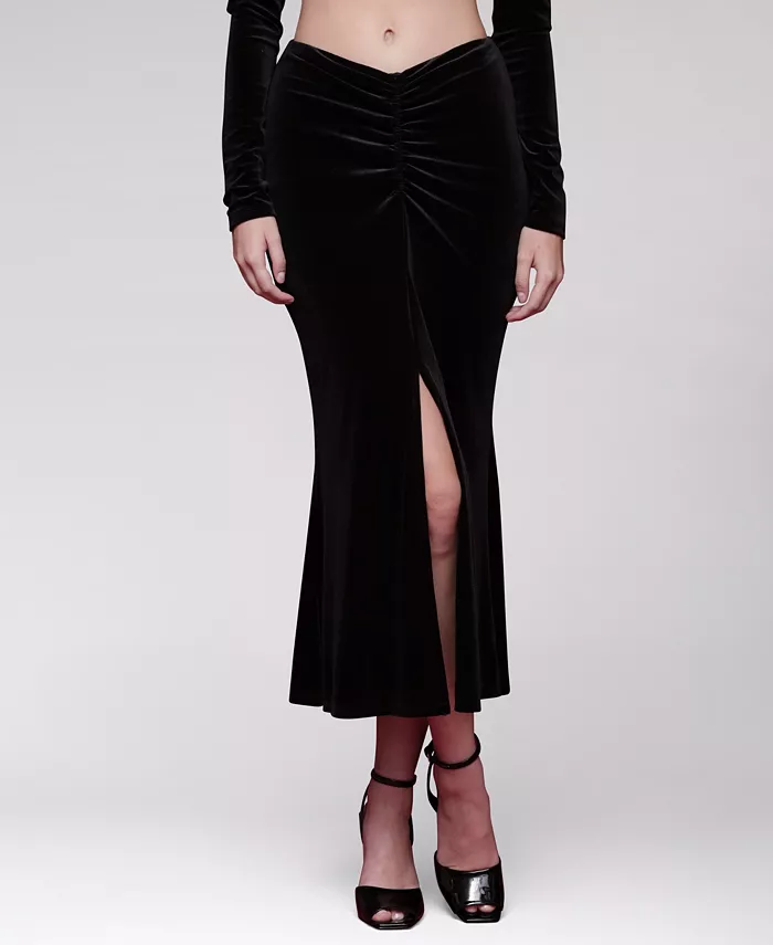 Женская бархатная миди-юбка на резинке Avec Les Filles, черный
Женская бархатная миди-юбка на резинке Avec Les Filles, черный