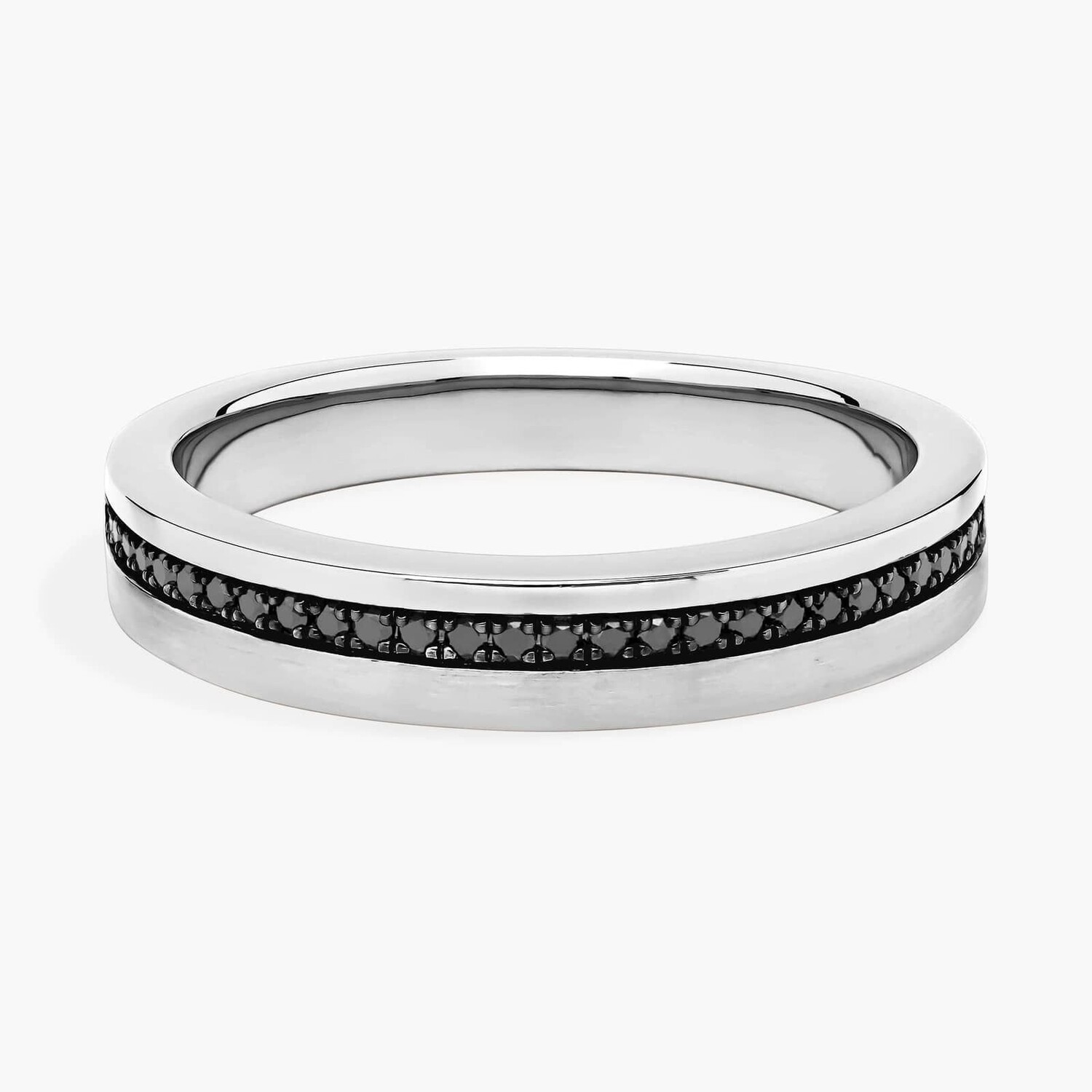Мужское обручальное кольцо с черными бриллиантами Pavé Edge и черным родием из платины (1/6 карата) Blue Nile
Мужское обручальное кольцо с черными бриллиантами Pavé Edge и черным родием из платины (1/6 карата) Blue Nile