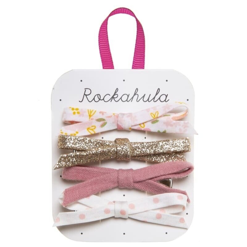 Rockahula Kids — 4 заколки для волос с узкими бантиками Bloom
Rockahula Kids — 4 заколки для волос с узкими бантиками Bloom