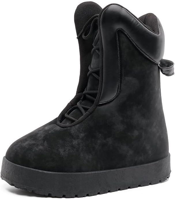 Современные боевые ботинки, шнуровка, военный стиль, выполнены из замши и кожи, доступны в сером и пшеничном цветах Generic, черный
Современные боевые ботинки, шнуровка, военный стиль, выполнены из замши и кожи, доступны в сером и пшеничном цветах Generic, черный