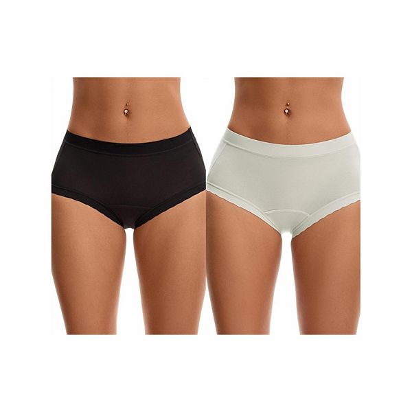 2 пачки женских трусиков-слипов с высокой посадкой из модала Inspire Chic, Black Green
2 пачки женских трусиков-слипов с высокой посадкой из модала Inspire Chic, Black Green