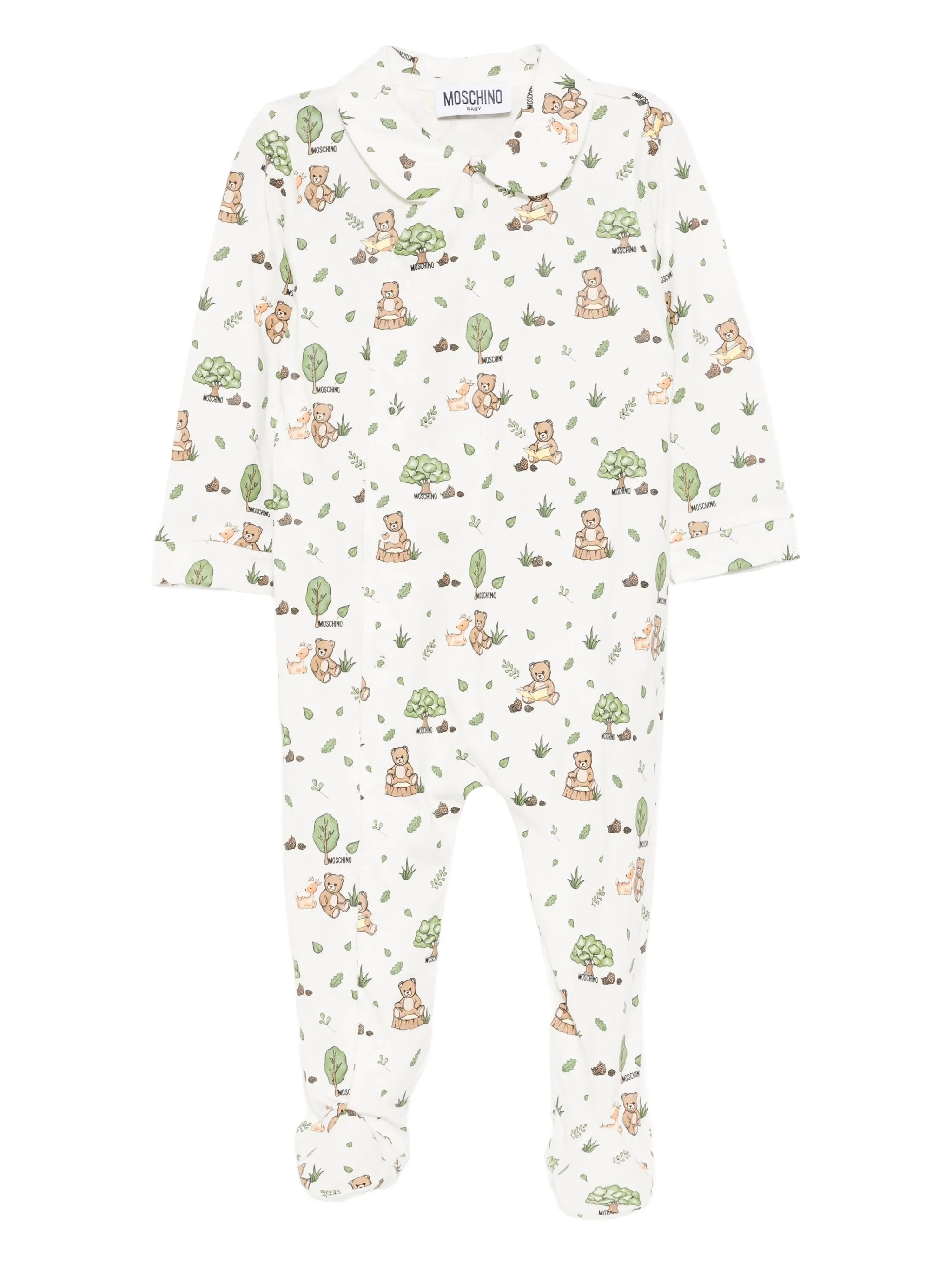 Комбинезон с принтом Moschino Kids, белый
Комбинезон с принтом Moschino Kids, белый