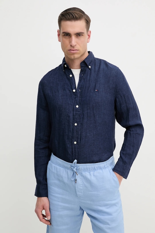 Льняная рубашка Tommy Hilfiger, темно-синий
Льняная рубашка Tommy Hilfiger, темно-синий