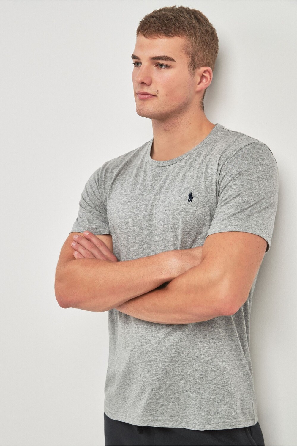 Хлопковая футболка с логотипом Polo Ralph Lauren, серый
Хлопковая футболка с логотипом Polo Ralph Lauren, серый