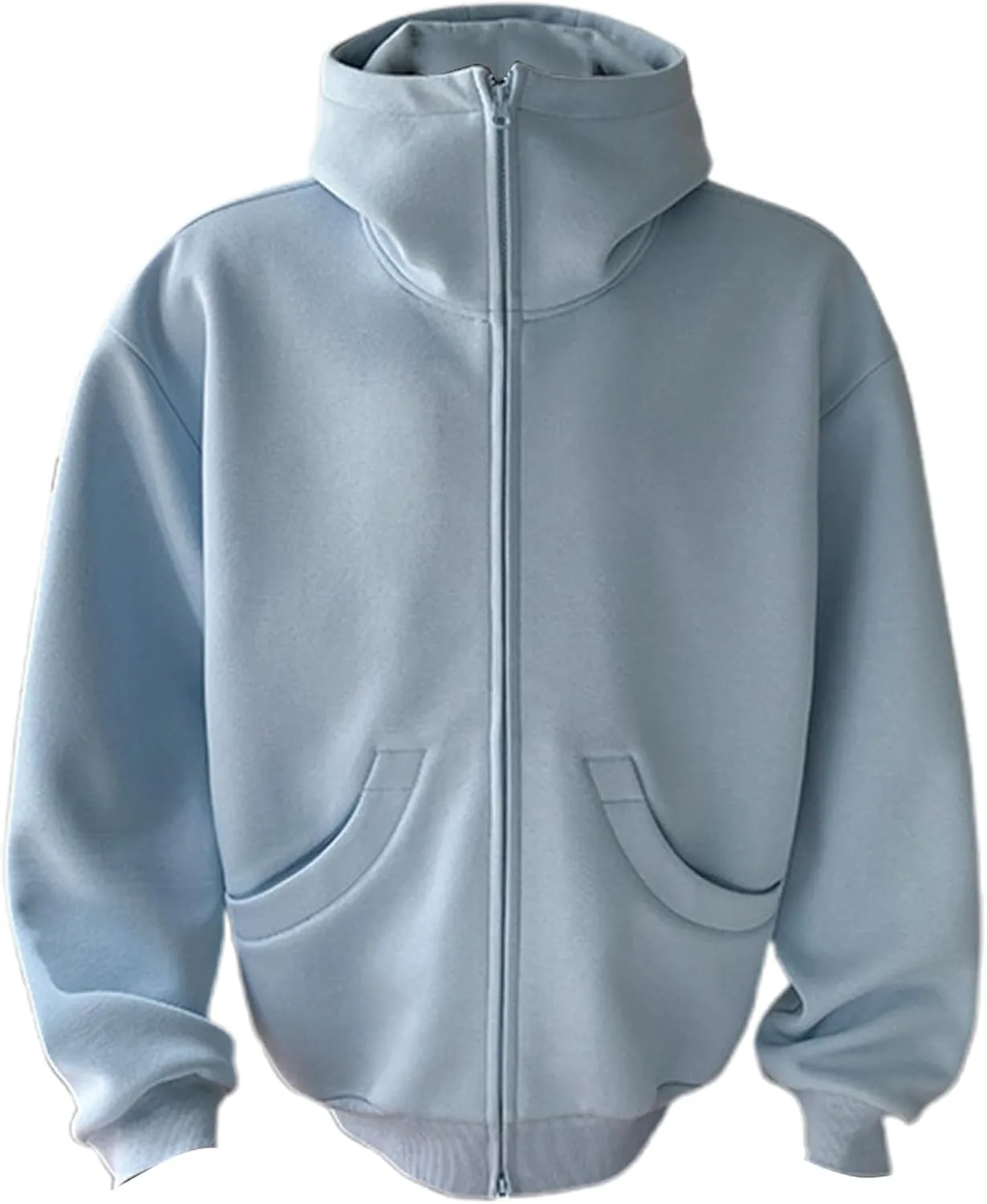 Мужской худи оверсайз с капюшоном на молнии, длинный рукав, с карманами
Мужской худи оверсайз с капюшоном на молнии, длинный рукав, с карманами