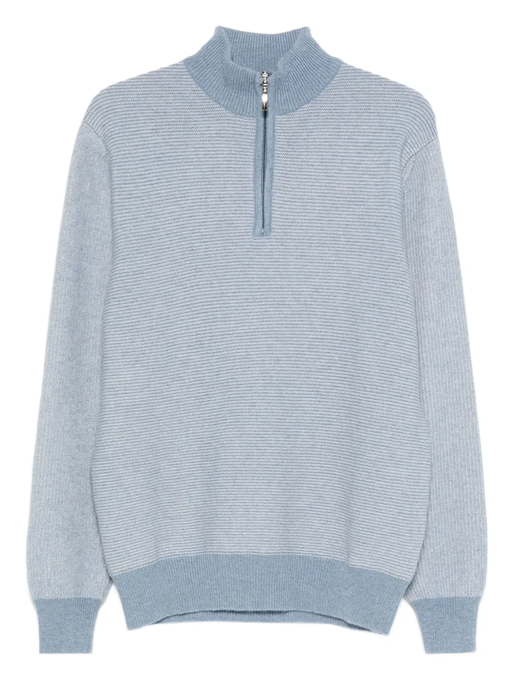 Рифленый свитер на молнии Doriani Cashmere, синий
Рифленый свитер на молнии Doriani Cashmere, синий