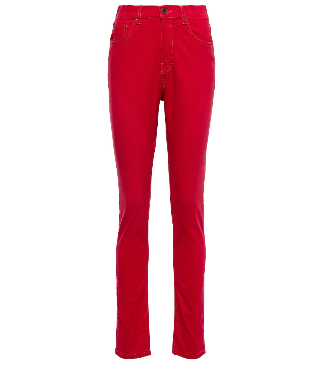 Узкие джинсы с высокой посадкой и вставками Y/Project, красный
Узкие джинсы с высокой посадкой и вставками Y/Project, красный