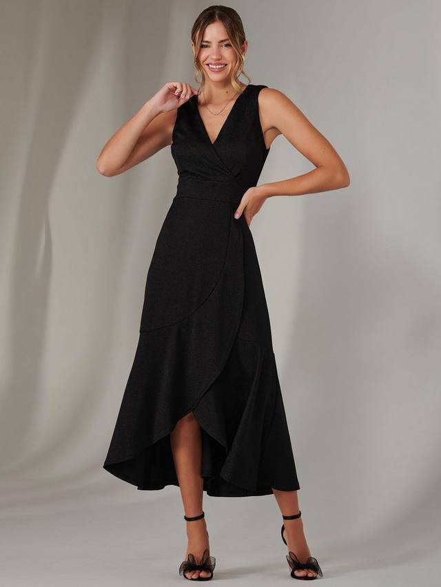 Макси-платье с оборкой на лифе Jolie Moi, черный
Макси-платье с оборкой на лифе Jolie Moi, черный