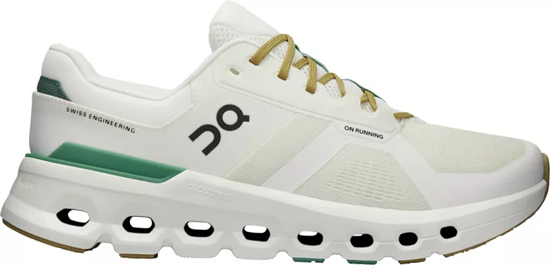 Мужские кроссовки для бега Cloudrunner 2 On, белый/зеленый 
Мужские кроссовки для бега Cloudrunner 2 On, белый/зеленый