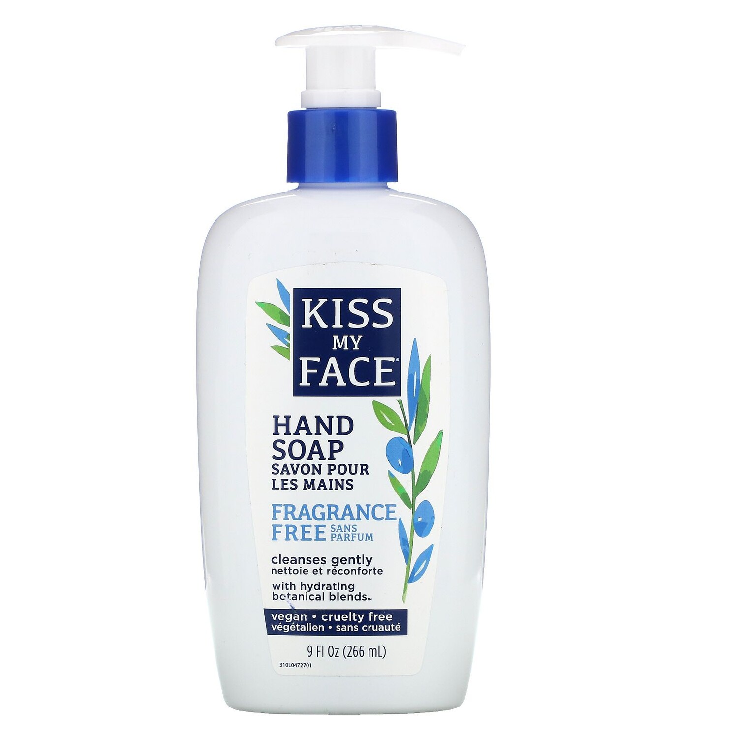 Kiss My Face Hand Soap Fragrance Free 9 fl oz (266 ml)
Kiss My Face Hand Soap Fragrance Free 9 fl oz (266 ml)