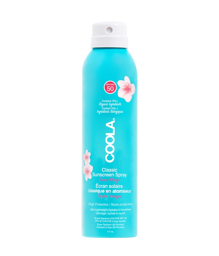 Солнцезащитный спрей COOLA Classic Body Guava Mango - SPF 50, 177 ml
Солнцезащитный спрей COOLA Classic Body Guava Mango - SPF 50, 177 ml