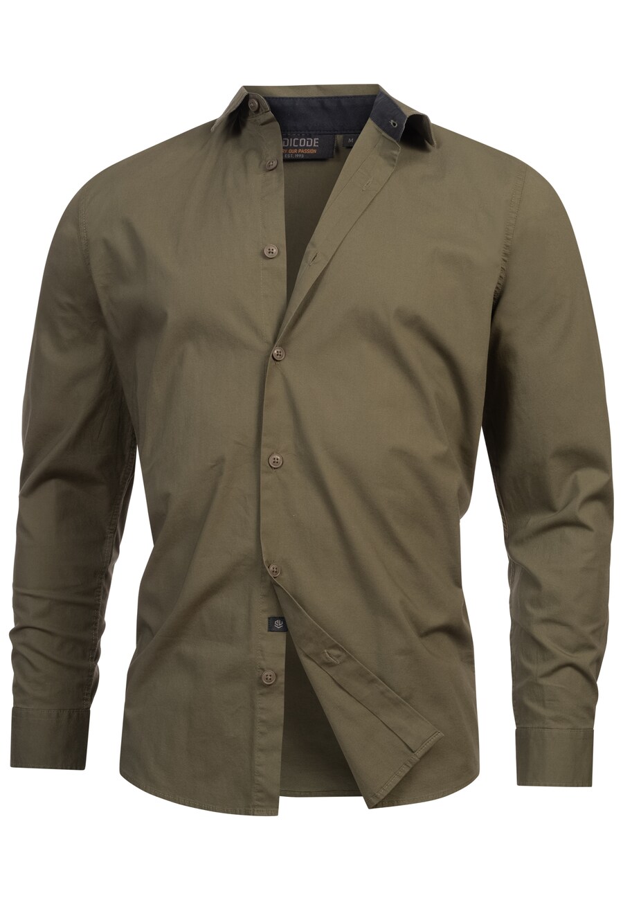 Рубашка на пуговицах классического кроя INDICODE JEANS Kamby, оливковый
Рубашка на пуговицах классического кроя INDICODE JEANS Kamby, оливковый