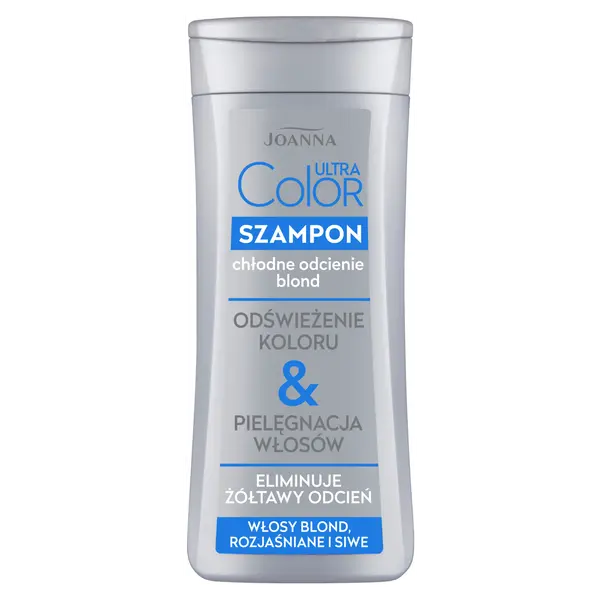 Шампунь для светлых, седых или обесцвеченных волос, 200 мл Joanna Ultra color
Шампунь для светлых, седых или обесцвеченных волос, 200 мл Joanna Ultra color