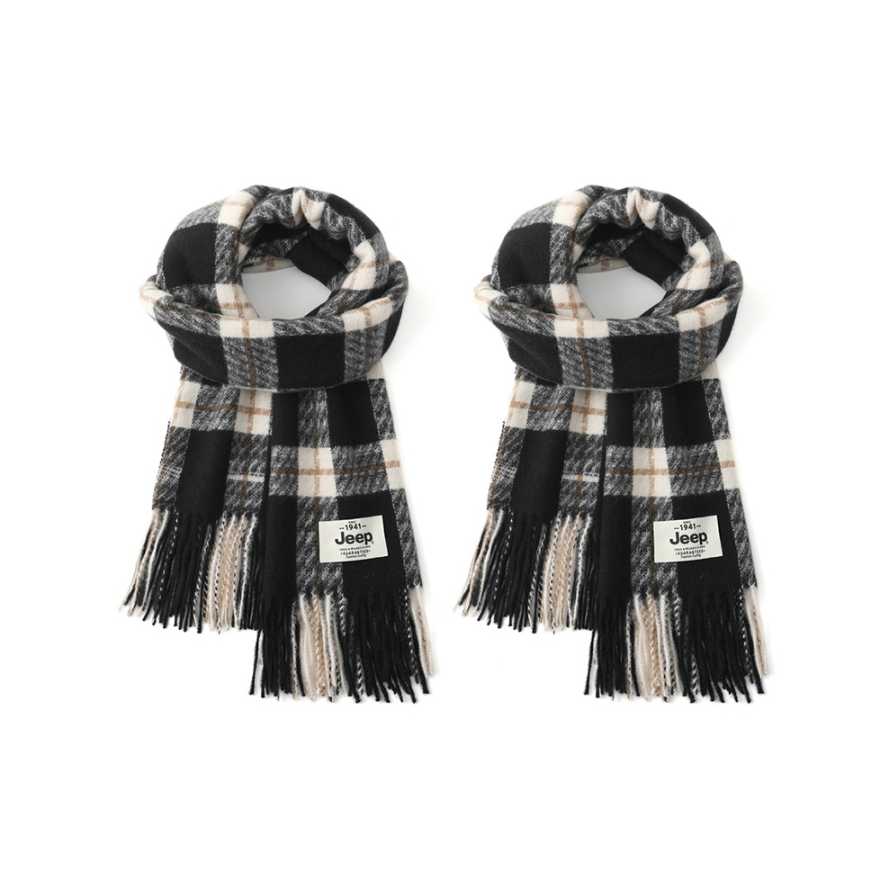 Вязаный шарф Unisex Jeep, 2 pack (черный+черный)
Вязаный шарф Unisex Jeep, 2 pack (черный+черный)