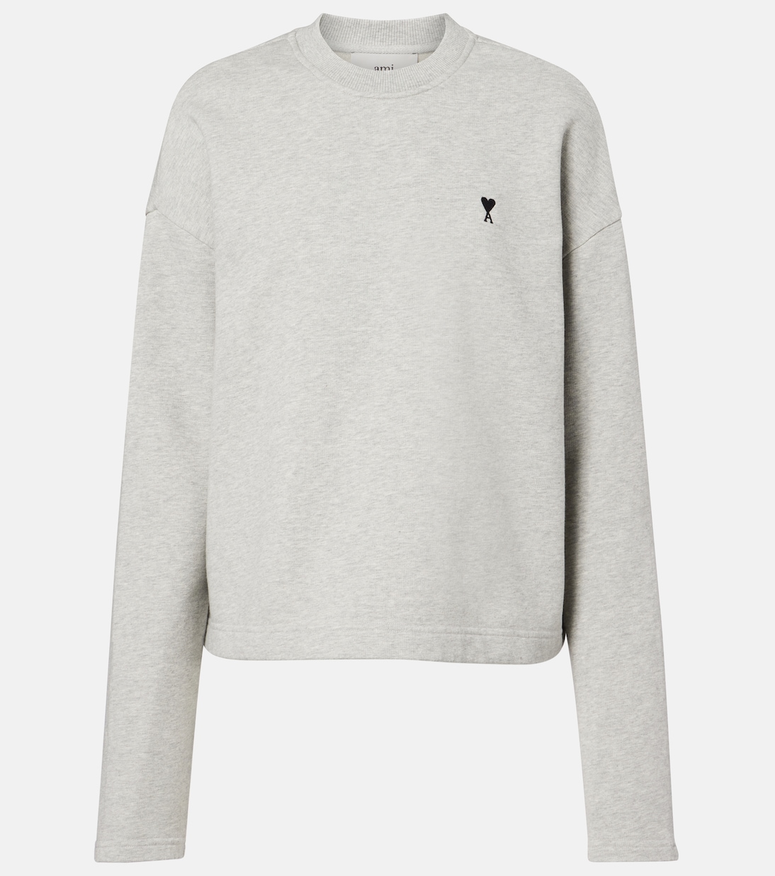 Толстовка Ami de Cœur из хлопкового флиса Ami Paris, Gris Cendre Chine 
Толстовка Ami de Cœur из хлопкового флиса Ami Paris, Gris Cendre Chine