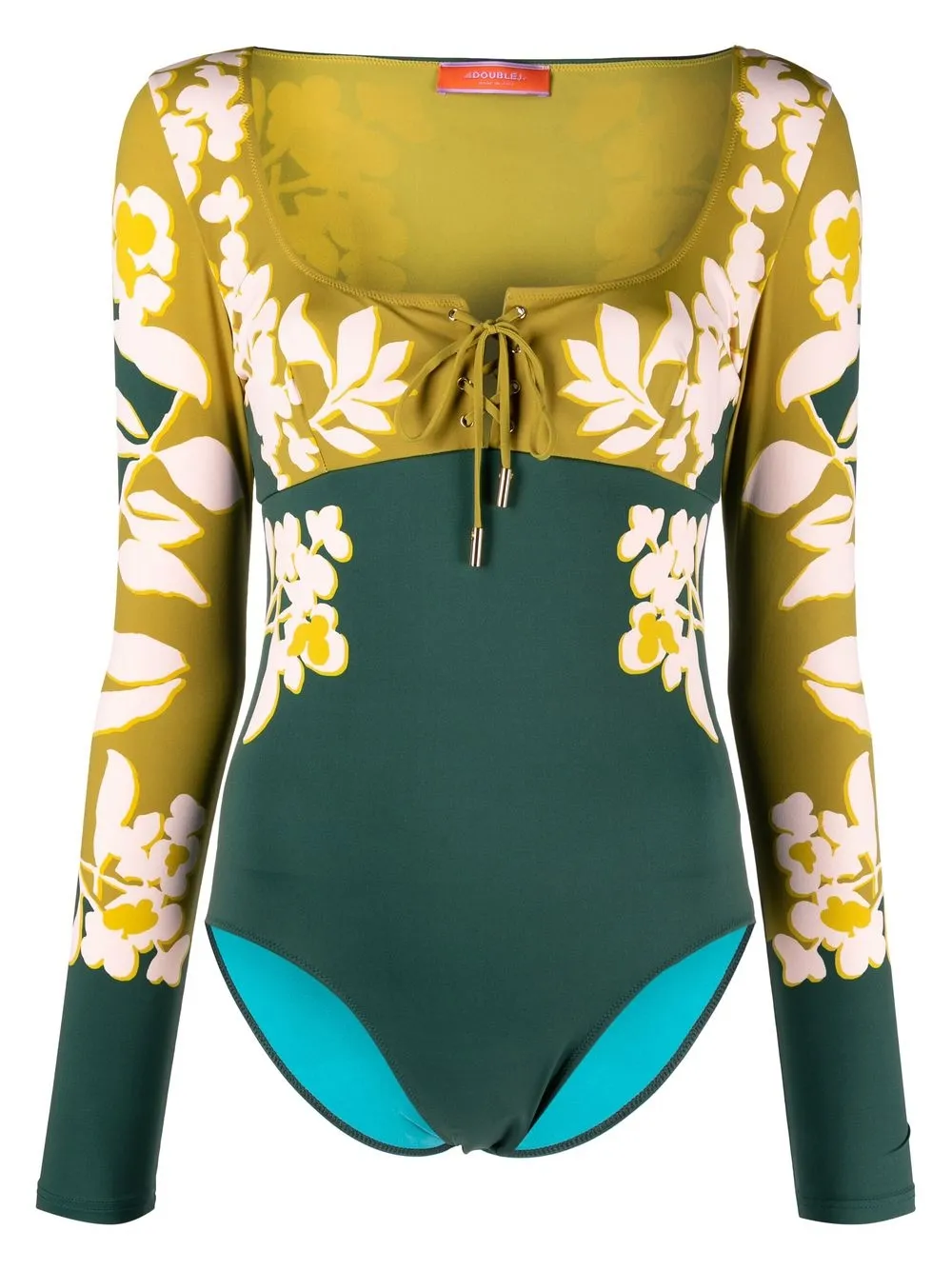 Купальник с принтом La DoubleJ, зеленый
Купальник с принтом La DoubleJ, зеленый