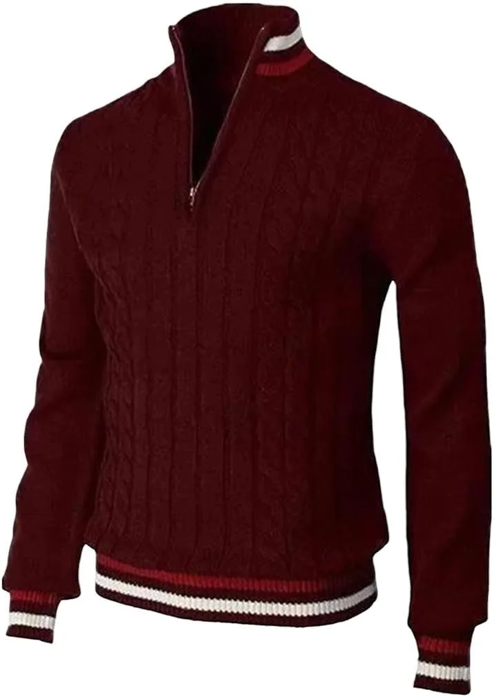 Мужская водолазка с молнией спереди и вставкой
Мужская водолазка с молнией спереди и вставкой