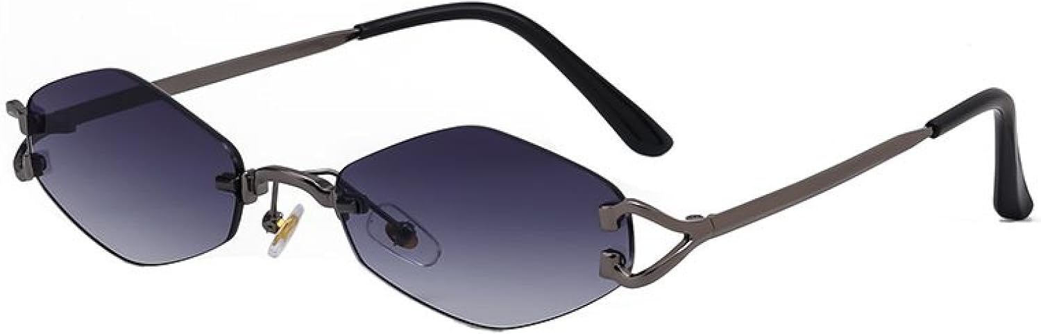 Солнцезащитные очки в маленькой шестиугольной оправе без оправы для женщин, роскошные ретро-солнцезащитные очки для мужчин, металлические винтажные ромбовидные очки HHZZYVY, C3gundoublegray
Солнцезащитные очки в маленькой шестиугольной оправе без оправы для женщин, роскошные ретро-солнцезащитные очки для мужчин, металлические винтажные ромбовидные очки HHZZYVY, C3gundoublegray