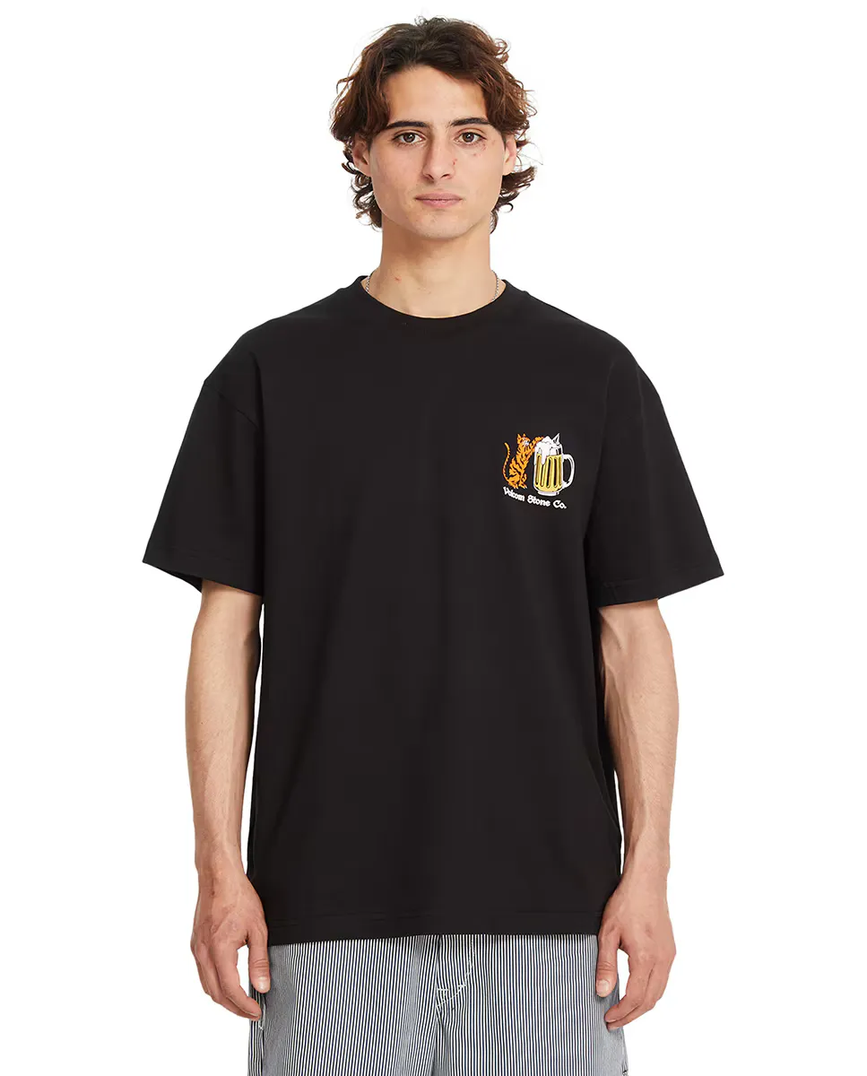 Мужская футболка с короткими рукавами и круглым вырезом Volcom, чёрный
Мужская футболка с короткими рукавами и круглым вырезом Volcom, чёрный